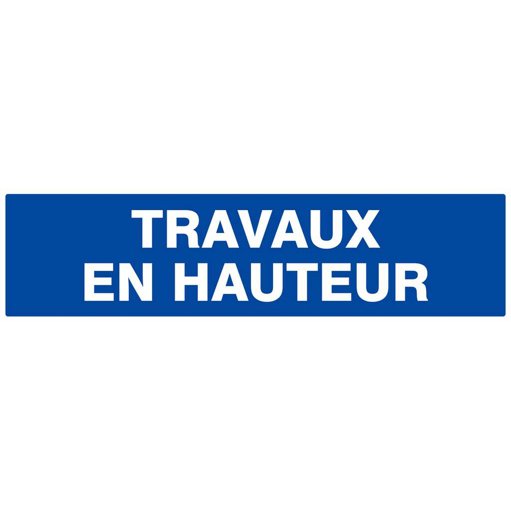 Panneau rigide TRAVAUX EN HAUTEUR 200x52mm TALIAPLAST - 620650