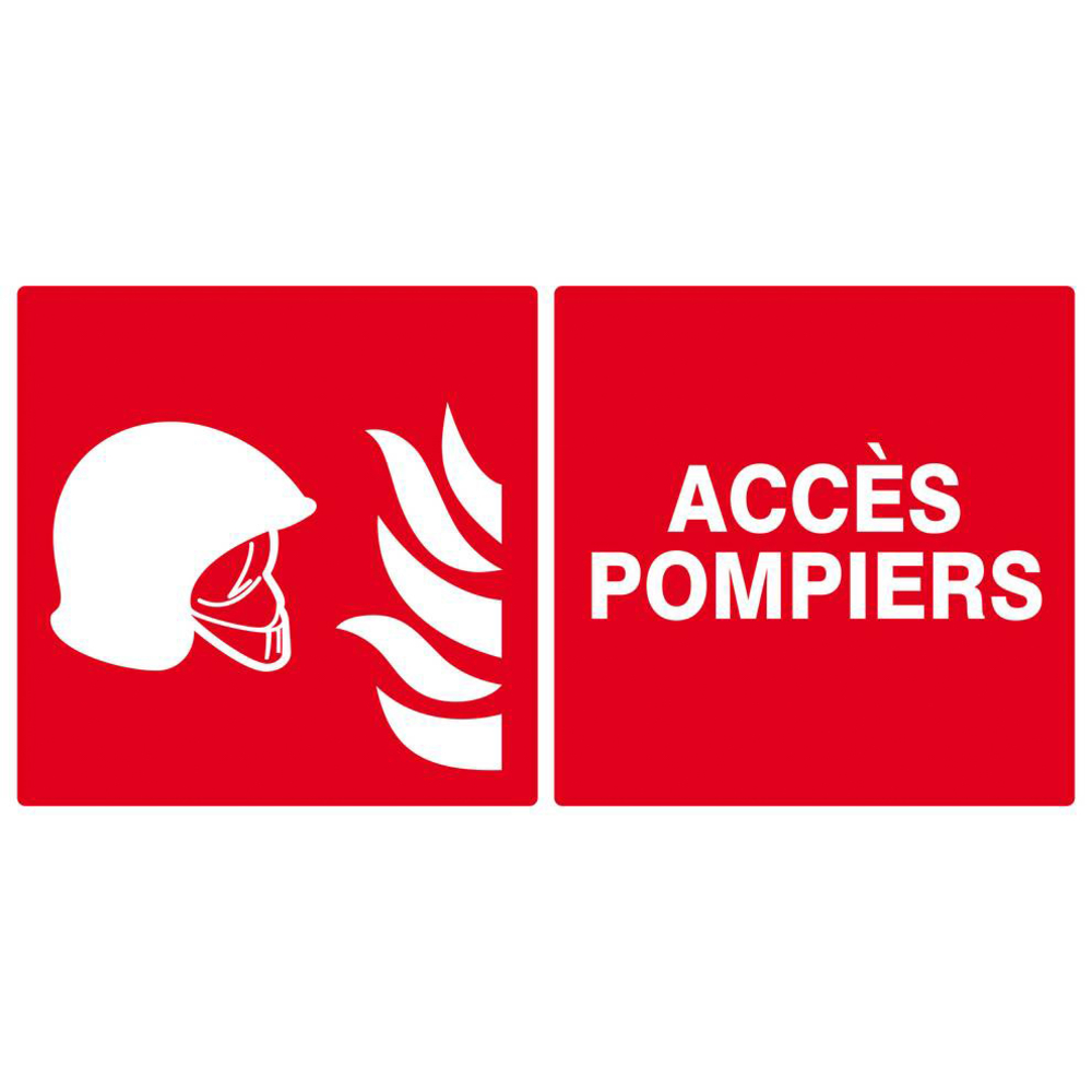 ACCES POMPIERS 330x200mm TALIAPLAST - 621105