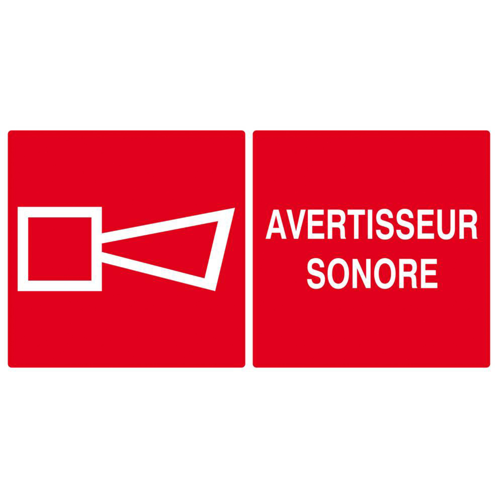 AVERTISSEUR SONORE 330x200mm TALIAPLAST - 621127