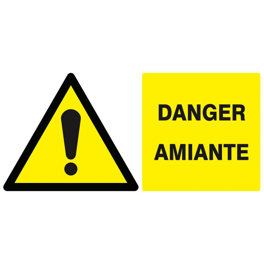 DANGER AMIANTE 330x200mm TALIAPLAST - 621323