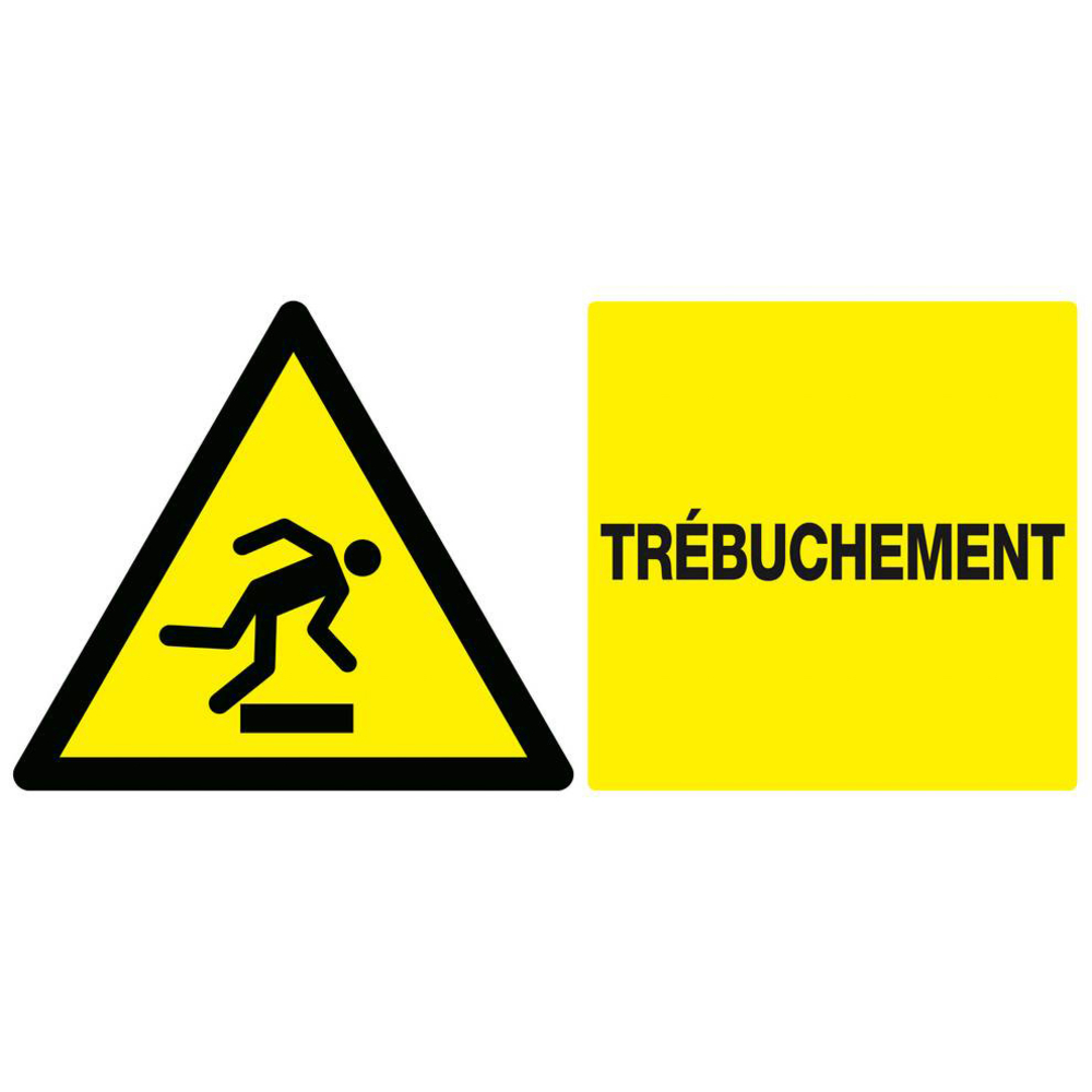 Panneau rigide DANGER, TREBUCHEMENT 330x200mm TALIAPLAST - 621328