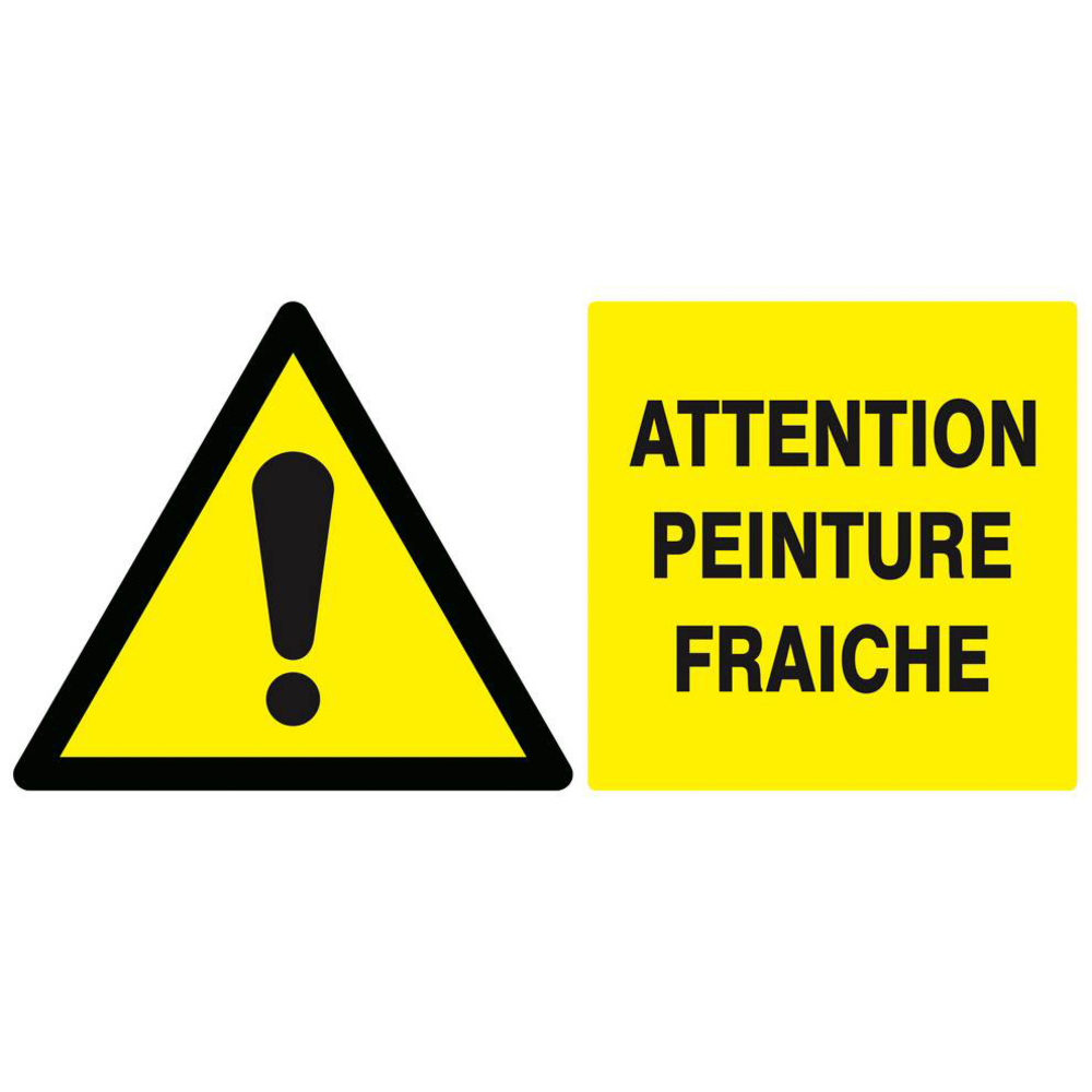 Panneau rigide ATTENTION PEINTURE FRAICHE 330x200mm TALIAPLAST - 621334