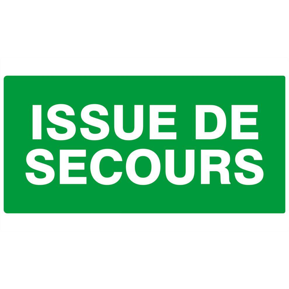 ISSUE DE SECOURS 330x200mm TALIAPLAST - 621402