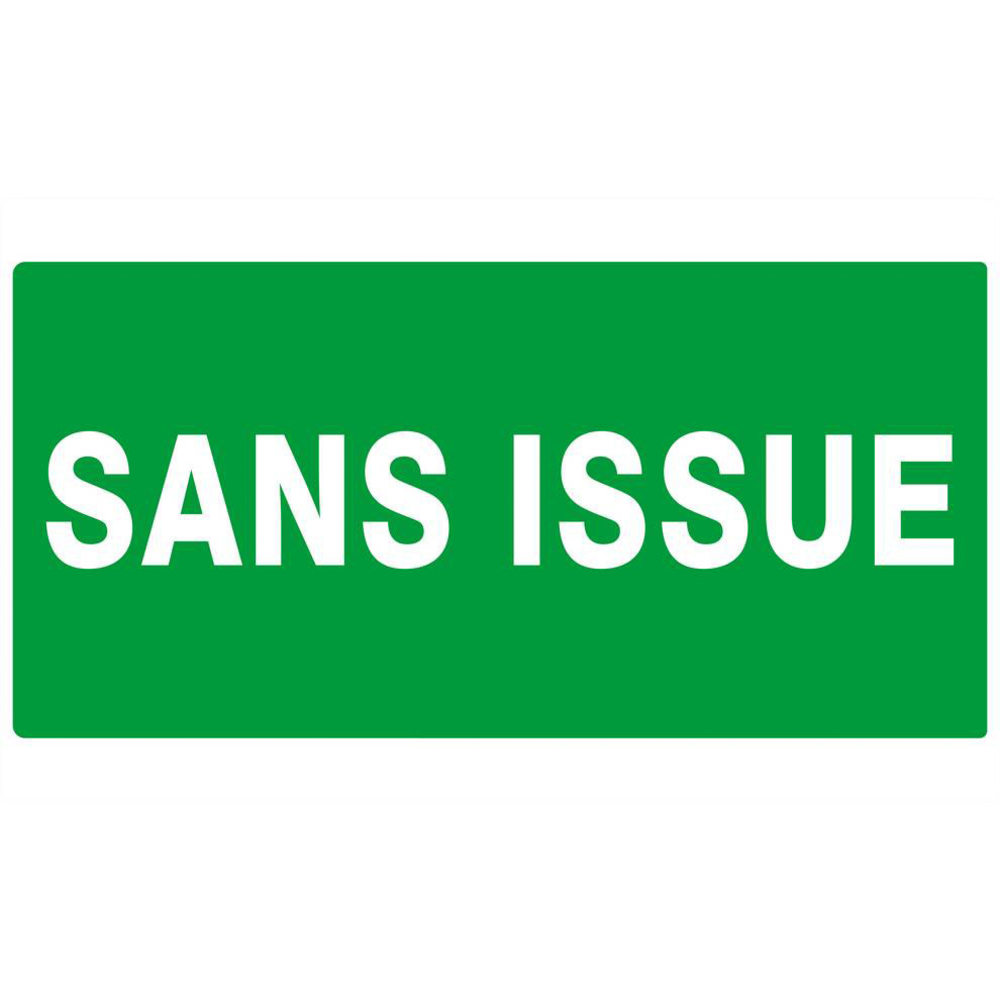 SANS ISSUE (SECOURS) 330X200mm TALIAPLAST - 621417
