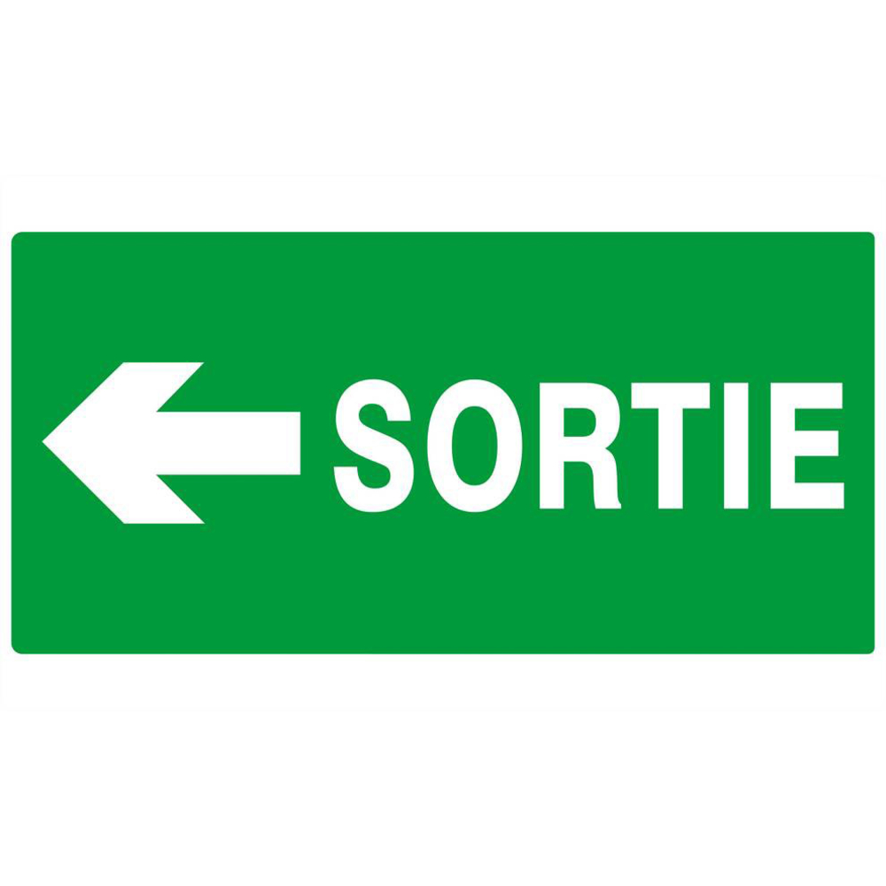 SORTIE FLECHE A GAUCHE 330x200mm TALIAPLAST - 621418