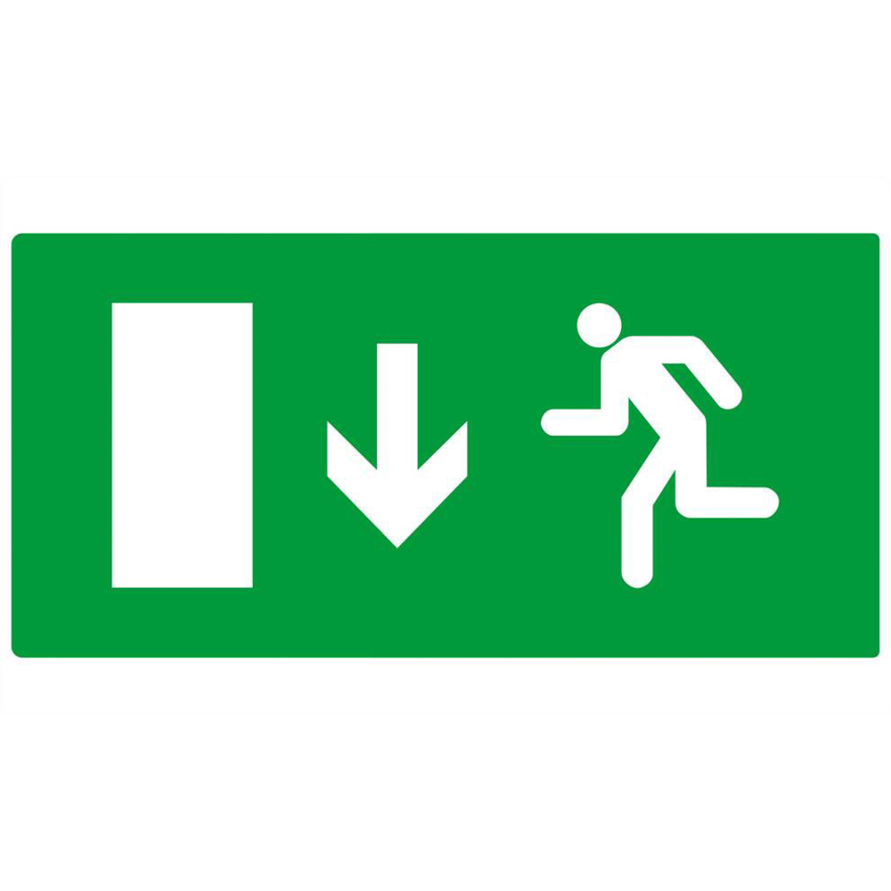 EVACUATION SORTIE BAS GAUCHE 330x200mm TALIAPLAST - 621427