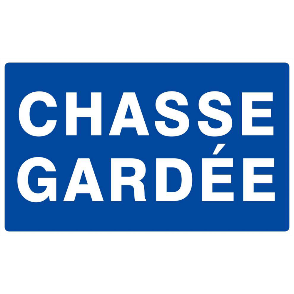 Panneau rigide CHASSE GARDEE 330x200mm TALIAPLAST - 621602