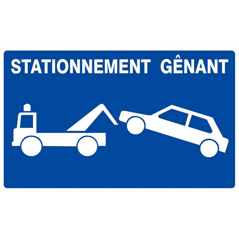 Panneau rigide STATIONNEMENT GENANT 330x200mm TALIAPLAST - 621605