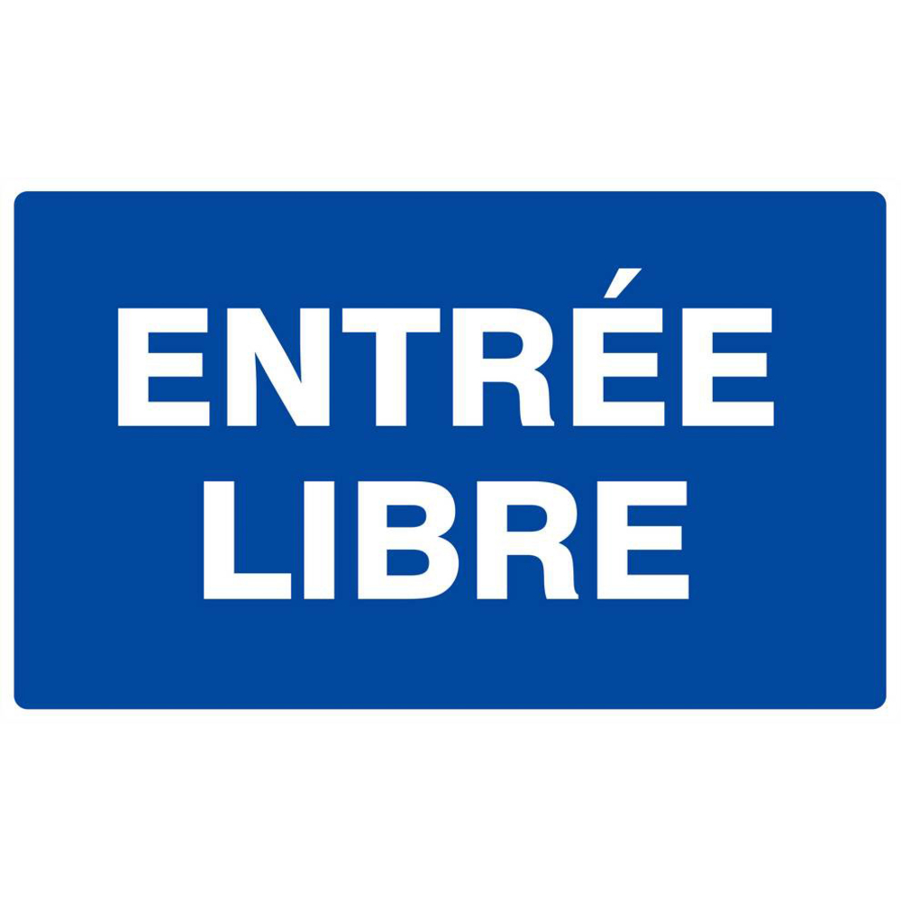 Panneau rigide ENTREE LIBRE 330x200mm TALIAPLAST - 621615