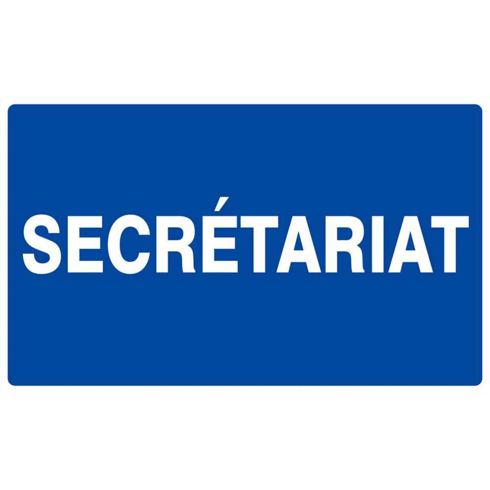 Panneau rigide SECRETARIAT 330x200mm TALIAPLAST - 621628