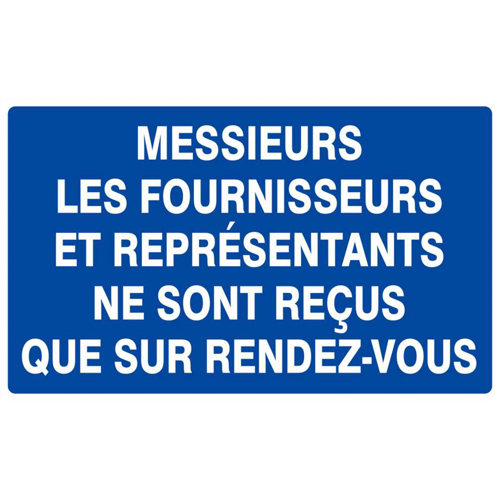 Panneau rigide FOURNISSEURS & REPRESENTANTS RECUS SUR R.D.V 330x200mm TALIAPLAST - 621638
