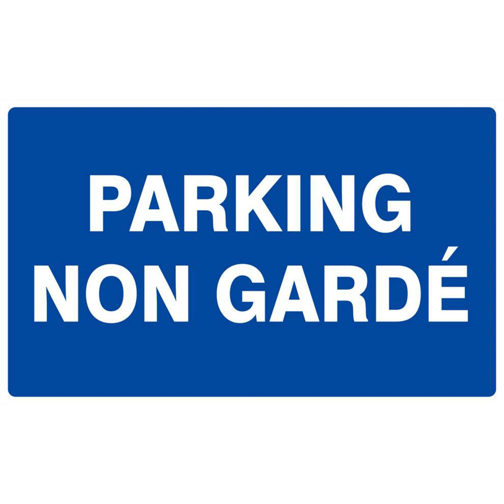 Panneau rigide PARKING NON GARDE 330x200mm TALIAPLAST - 621646