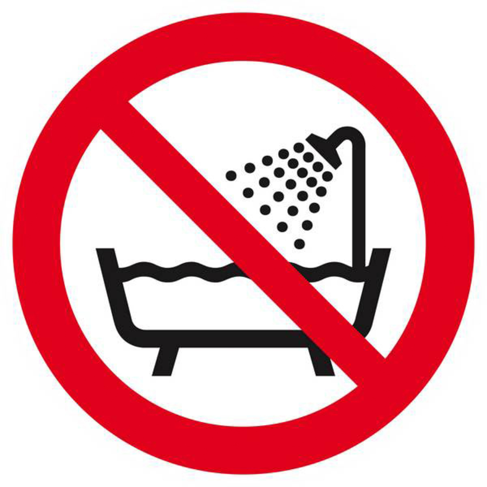 Panneau rigide NE PAS UTILISER DANS UNE BAIGNOIRE / UNE DOUCHE D.300mm TALIAPLAST - 622307