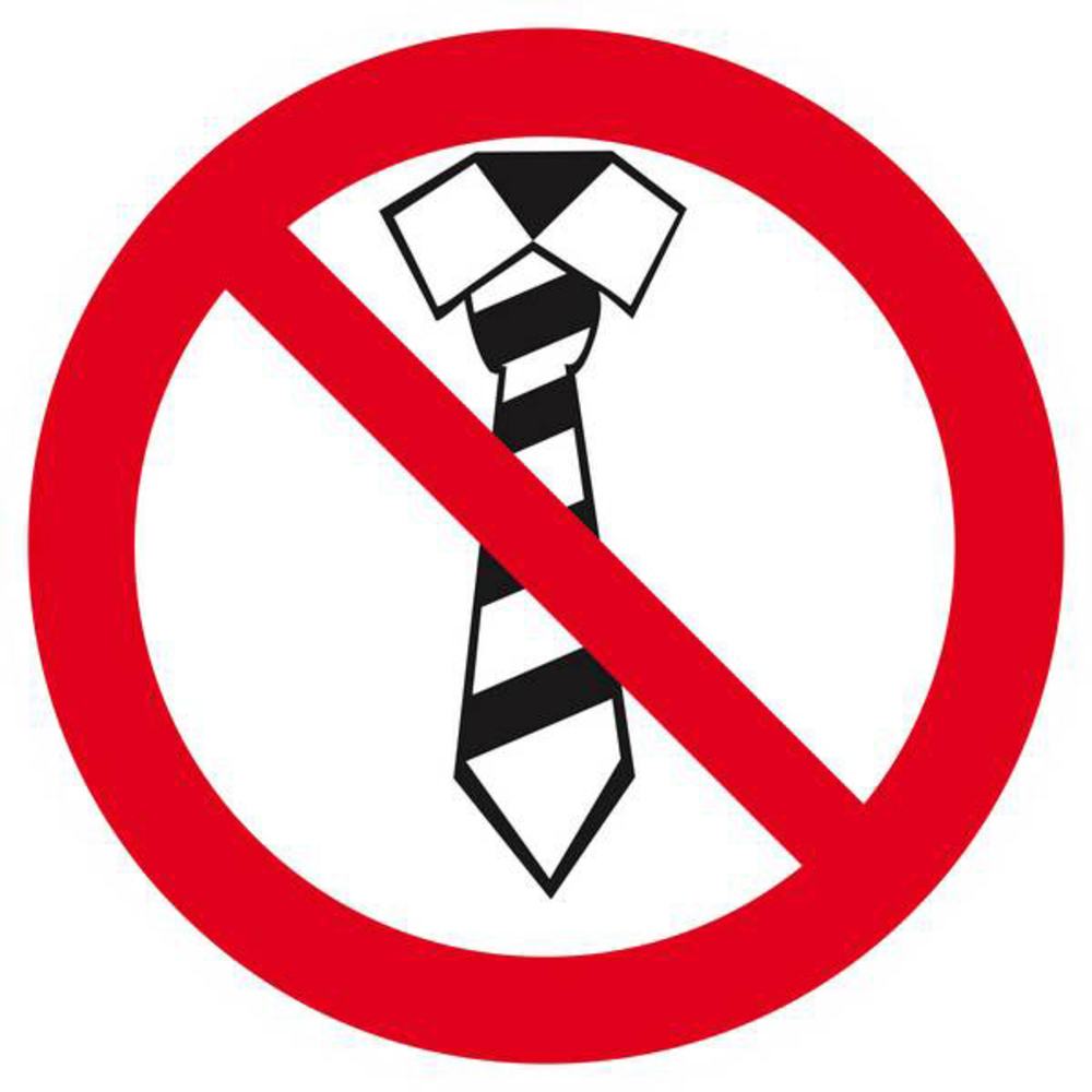 Panneau rigide CRAVATE INTERDITE D.300mm TALIAPLAST - 622315