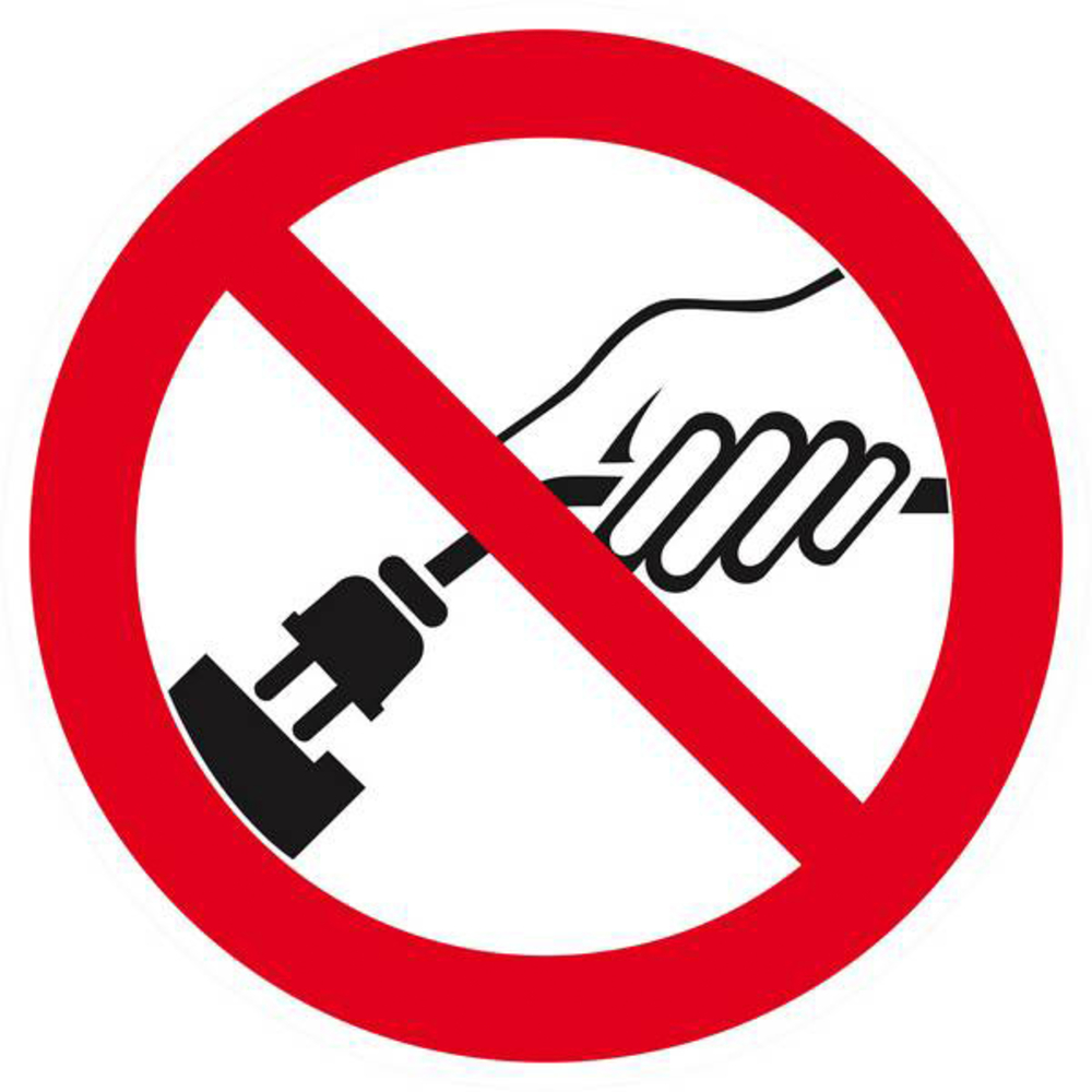 Panneau rigide INTERDIT DE RETIRER LA PRISE D.300mm TALIAPLAST - 622324