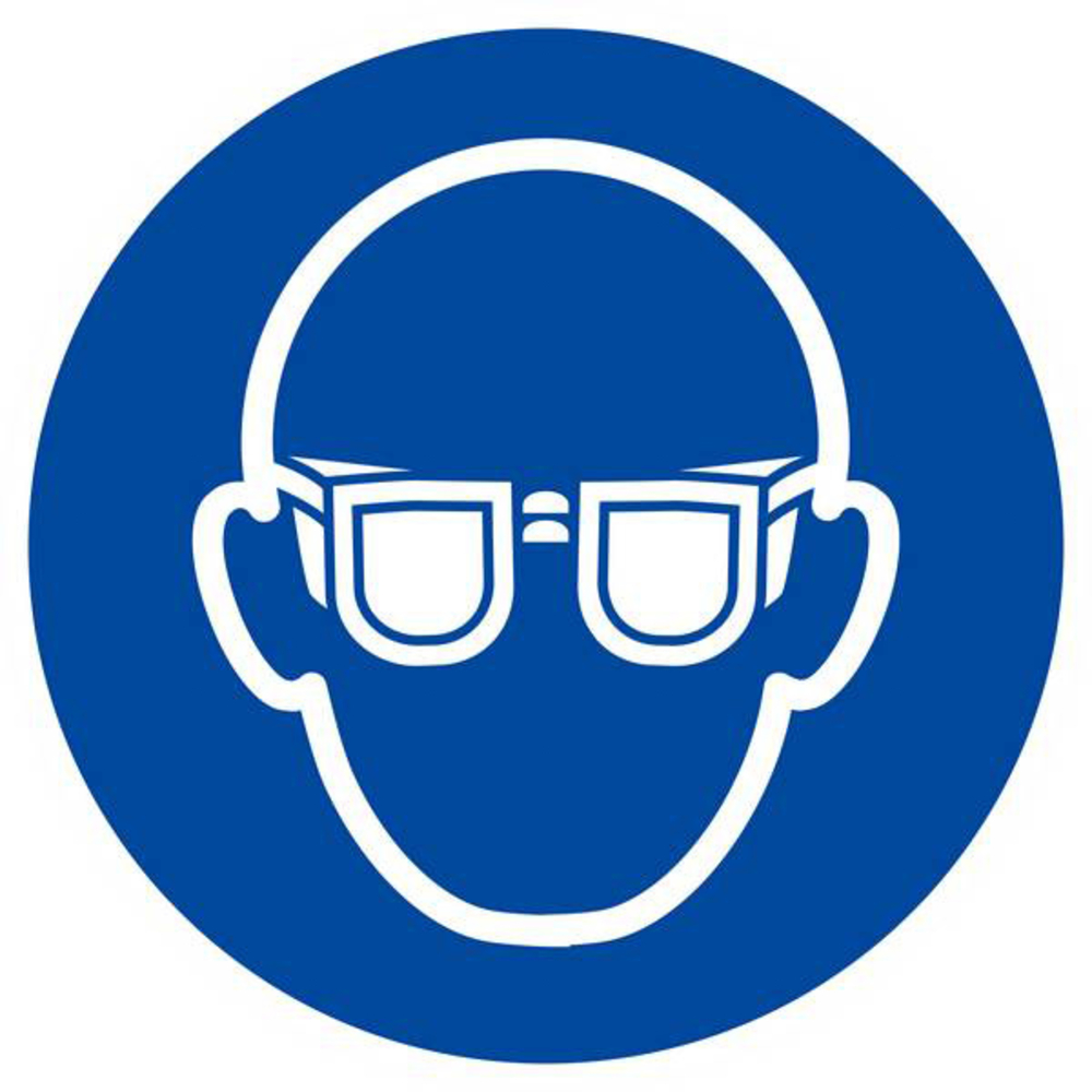 Panneau rigide LUNETTES DE PROTECTION OBLIGATOIRES D.300mm TALIAPLAST - 622503