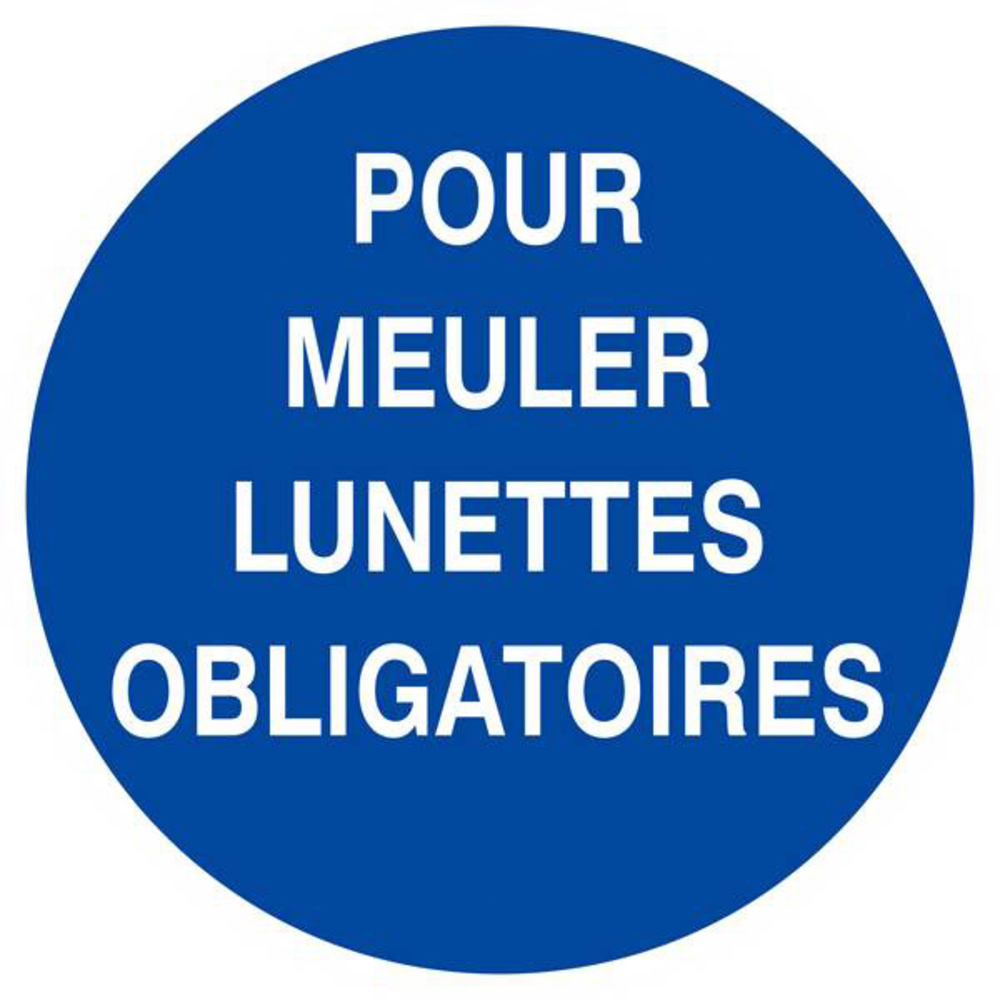 Panneau rigide POUR MEULER LUNETTES OBLIGATOIRES D.300mm TALIAPLAST - 622528