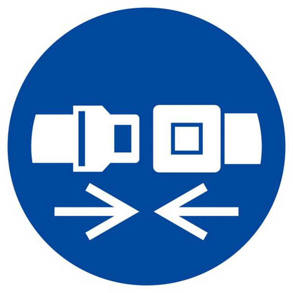 Panneau rigide ATTACHER LA CEINTURE DE SECURITE D.300mm TALIAPLAST - 622560