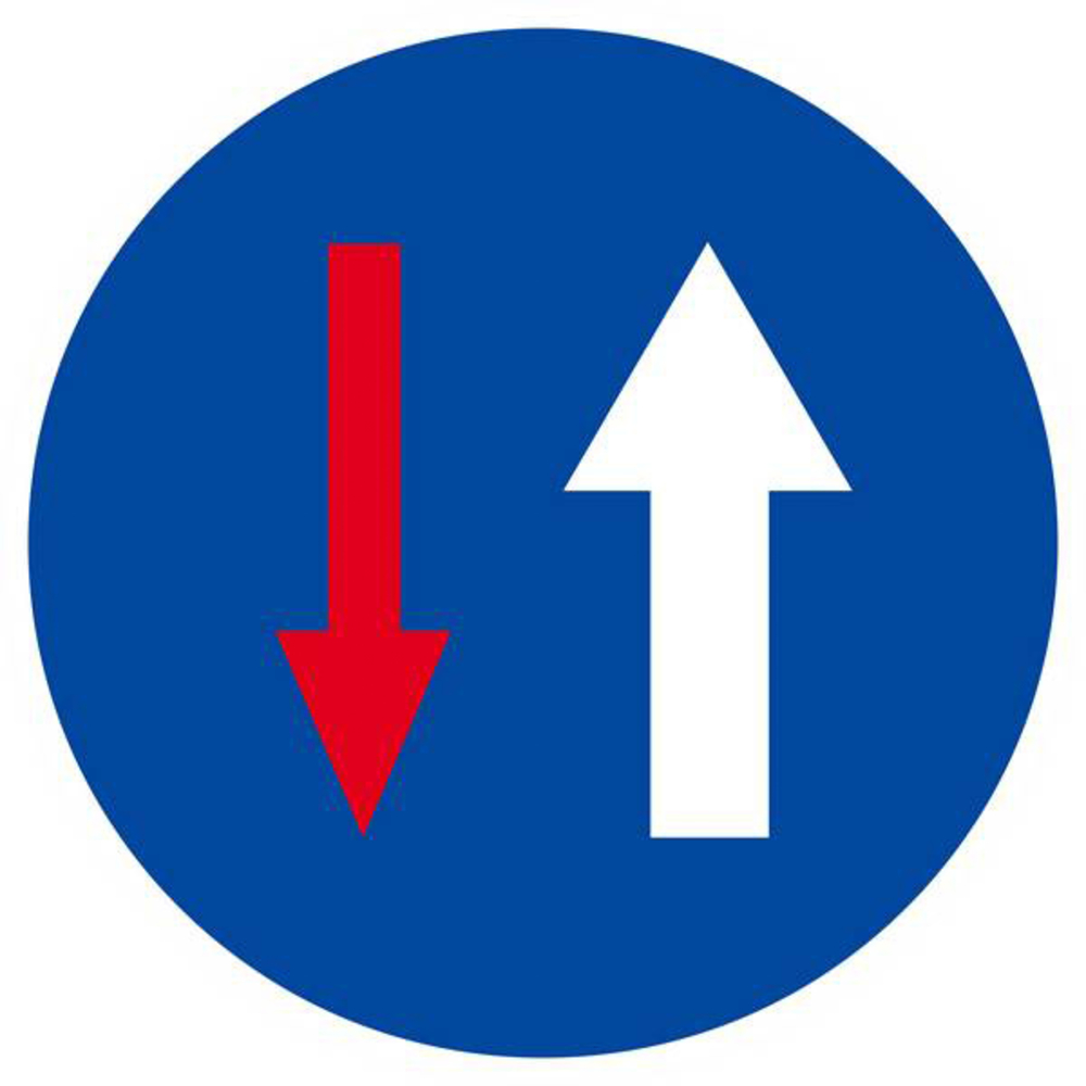 Panneau rigide VOUS AVEZ LA PRIORITE D.300mm TALIAPLAST - 622585