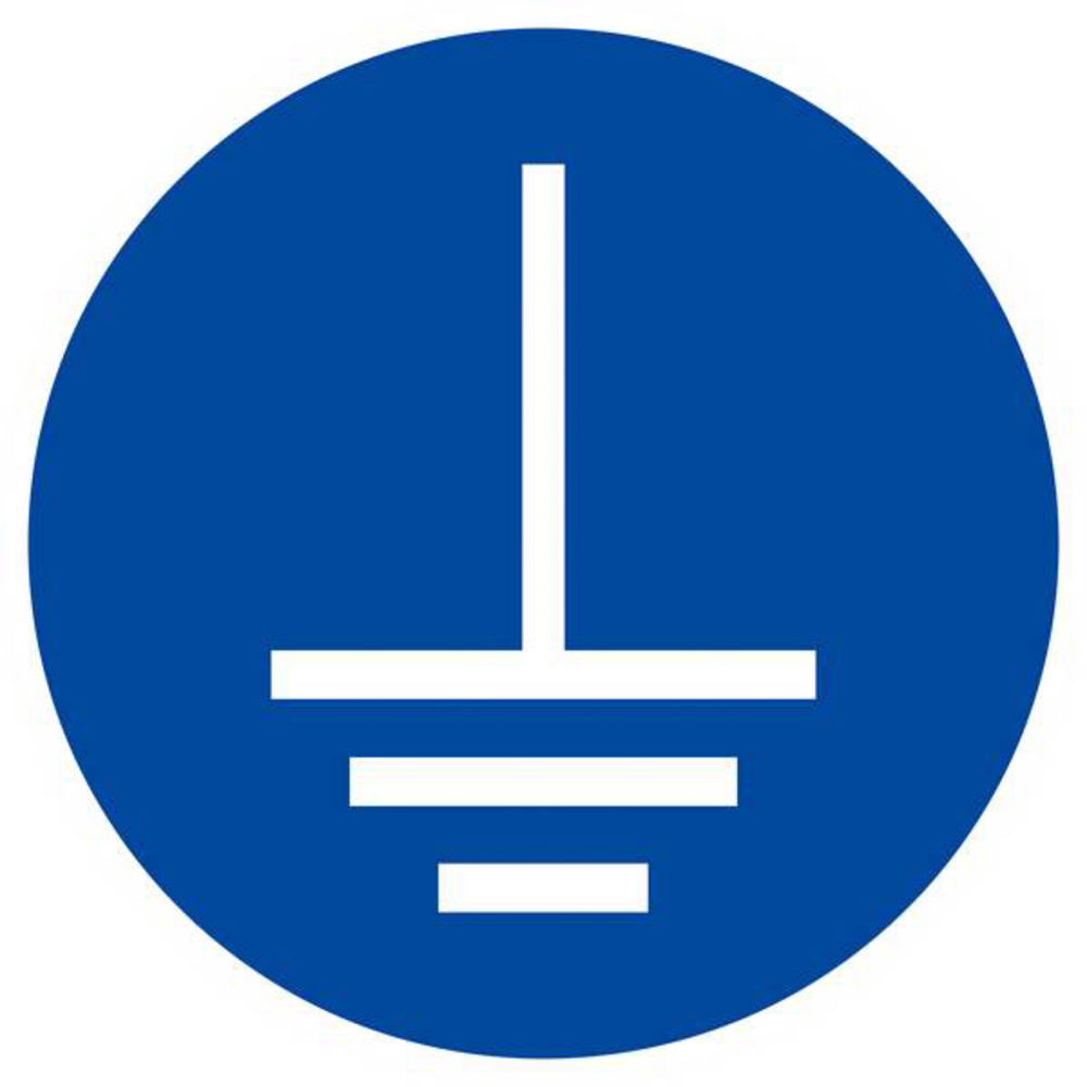 Panneau rigide MISE A LA TERRE OBLIGATOIRE D.300mm TALIAPLAST - 622589