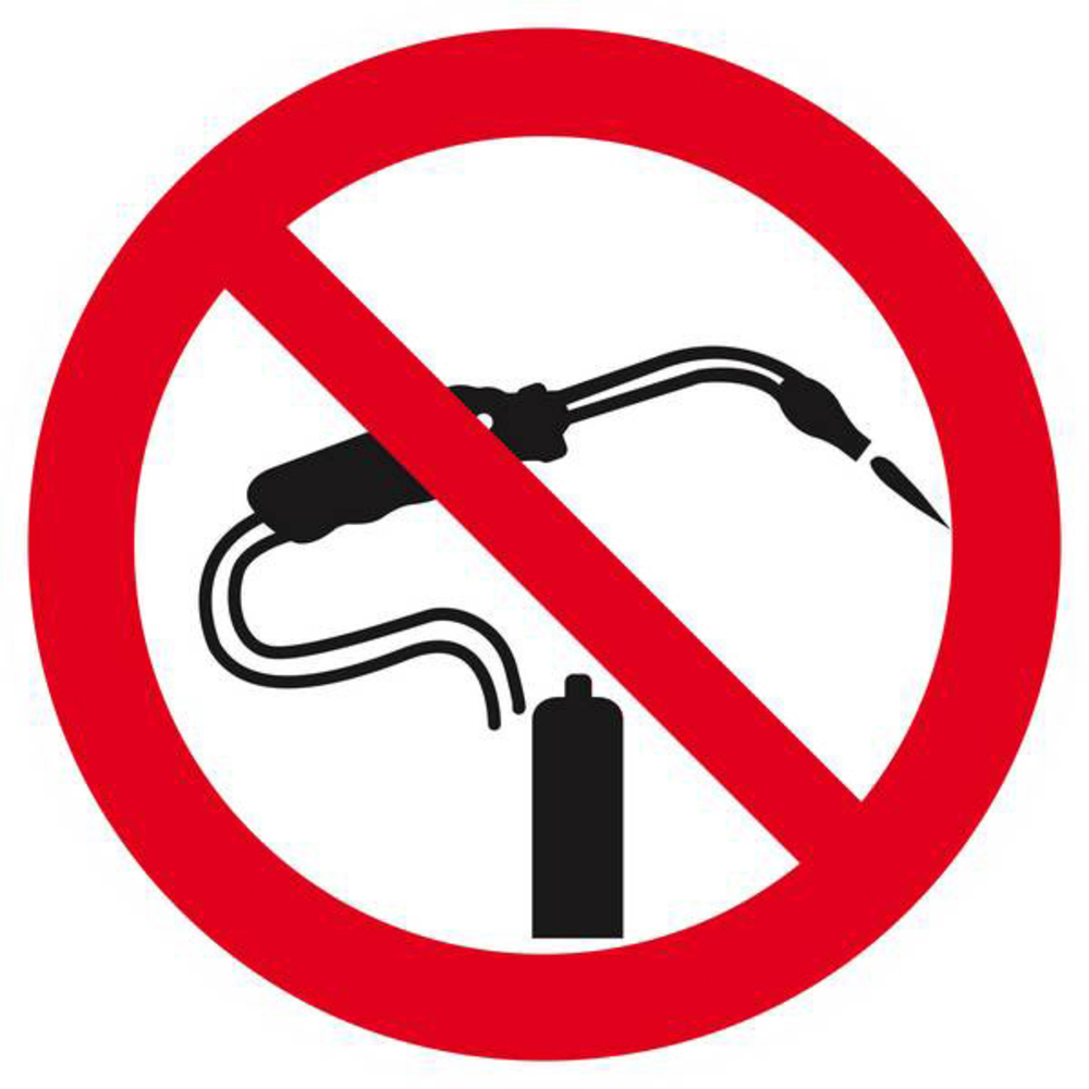 Panneau rigide INTERDICTION DE SOUDER D.420mm TALIAPLAST - 623250