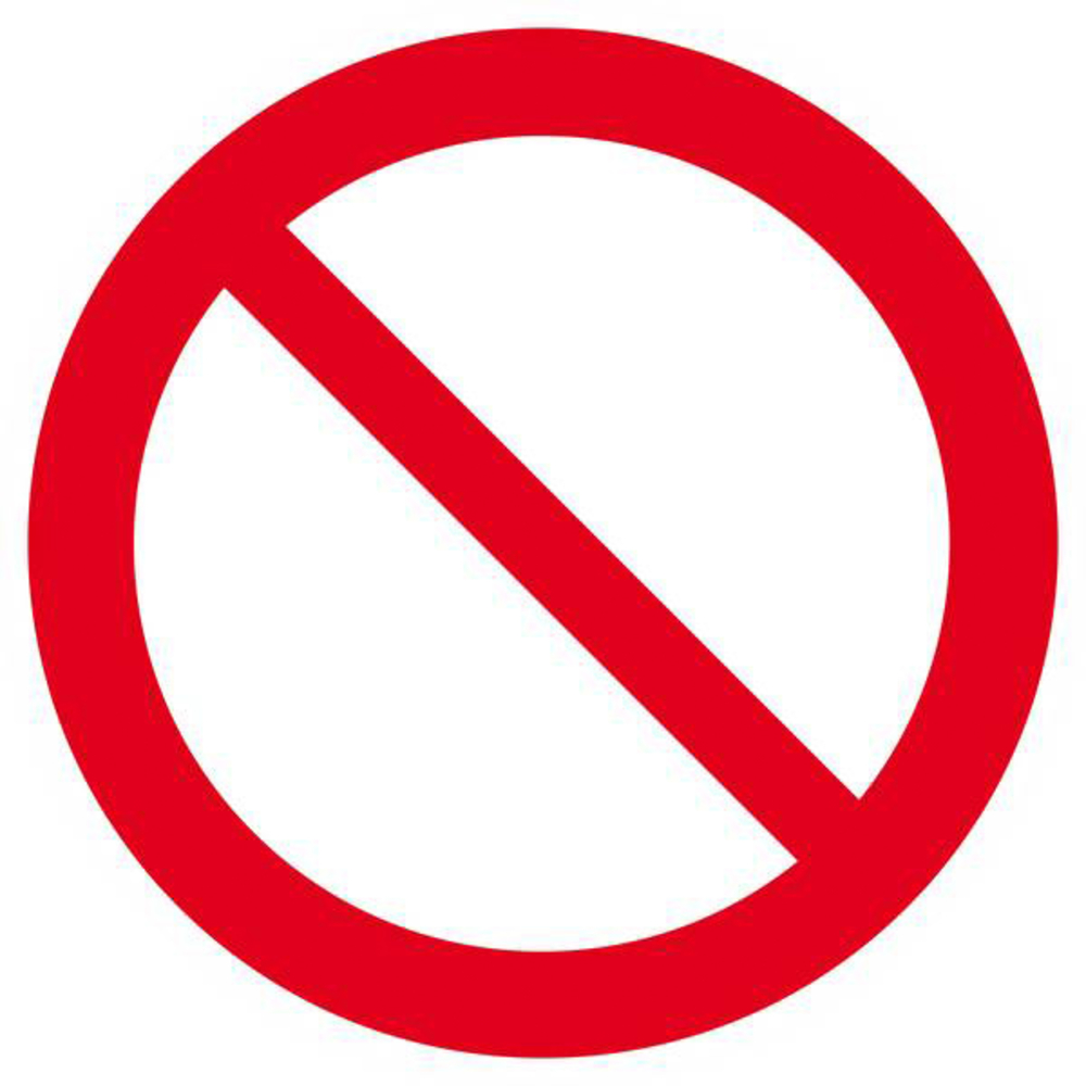 Panneau rigide INTERDICTION D.420mm TALIAPLAST - 623259