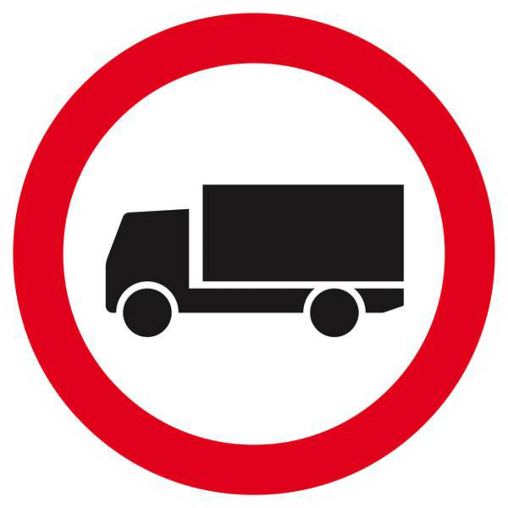 Panneau rigide INTERDIT AUX POIDS LOURDS D.420mm TALIAPLAST - 623284
