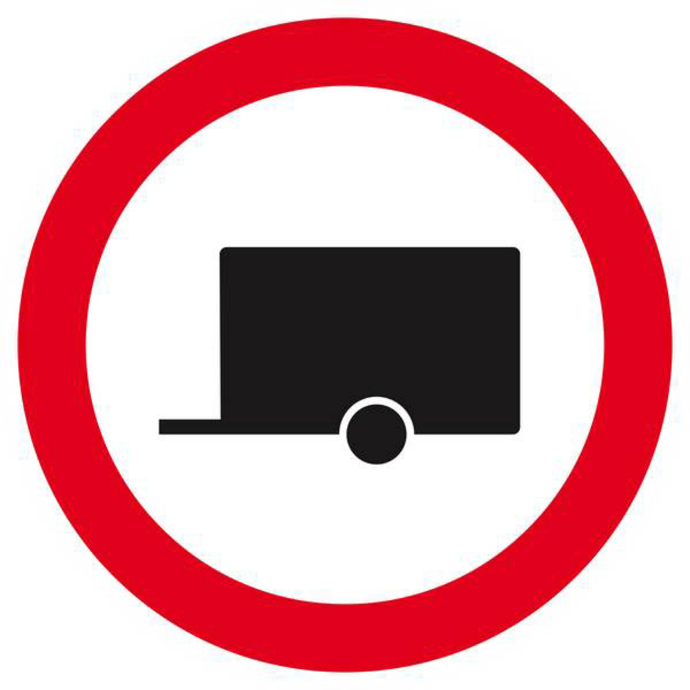 Panneau rigide INTERDIT AUX REMORQUES D.420mm TALIAPLAST - 623295