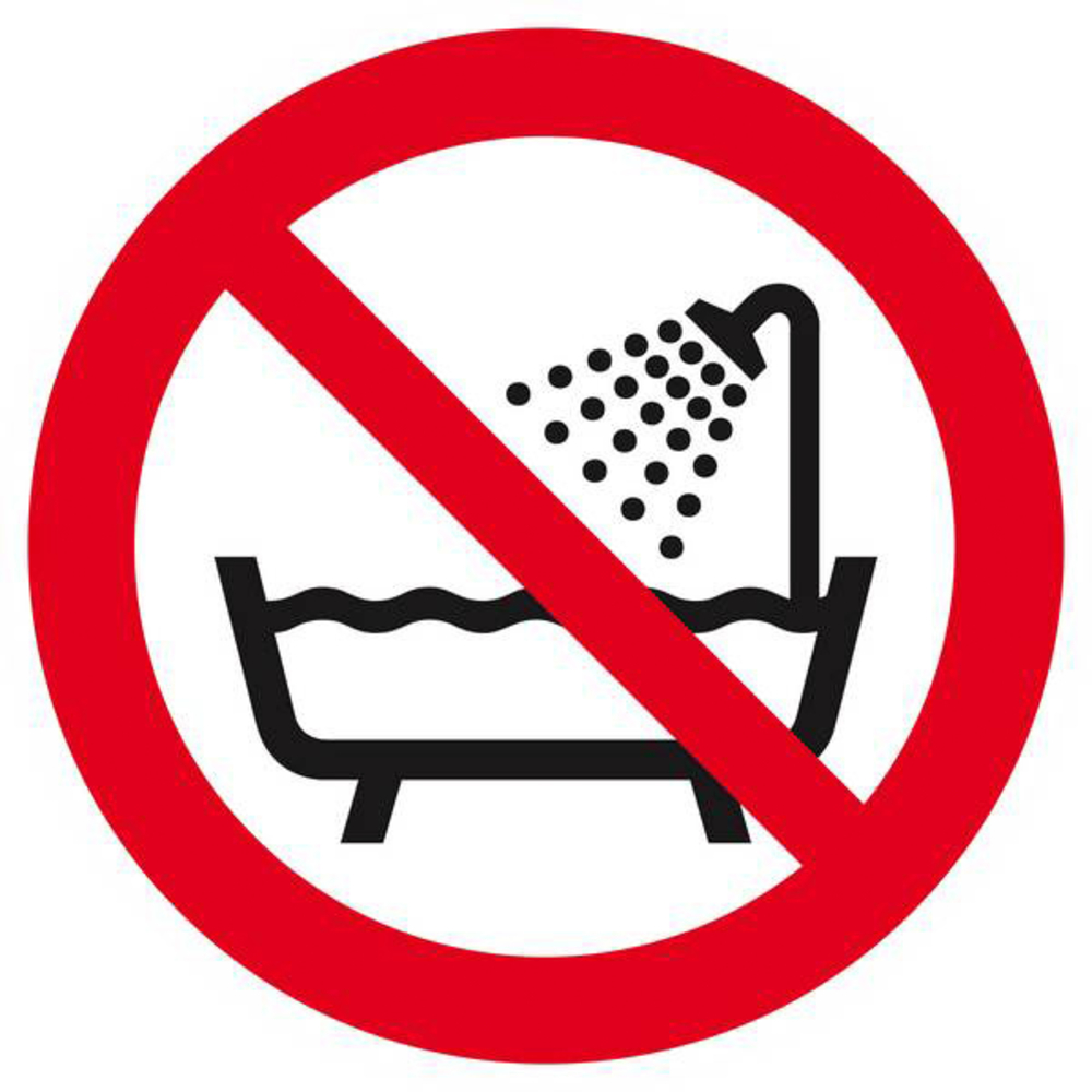 Panneau rigide NE PAS UTILISER DANS UNE BAIGNOIRE / UNE DOUCHE D.420mm TALIAPLAST - 623307