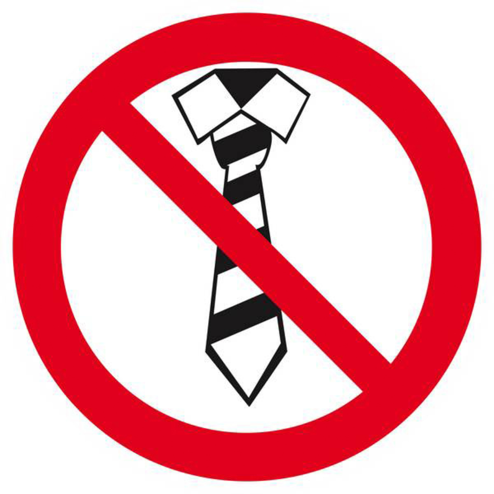 Panneau rigide CRAVATE INTERDITE D.420mm TALIAPLAST - 623315