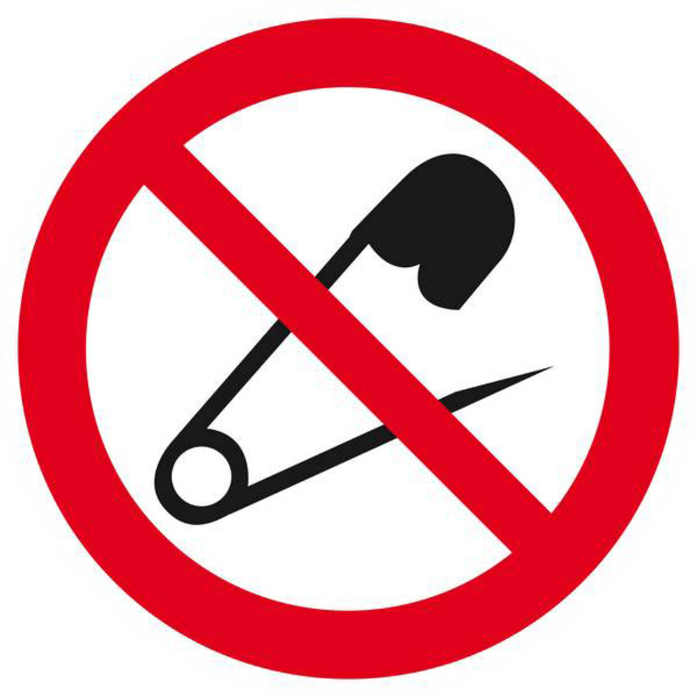 Panneau rigide EPINGLE INTERDITE D.420mm TALIAPLAST - 623316