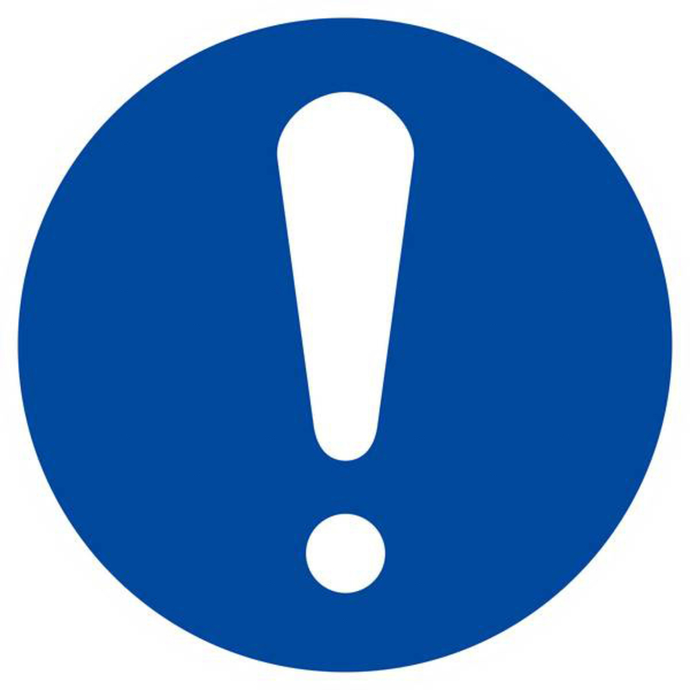 Panneau rigide OBLIGATION, SIGNAL GENERAL D.420mm TALIAPLAST - 623525