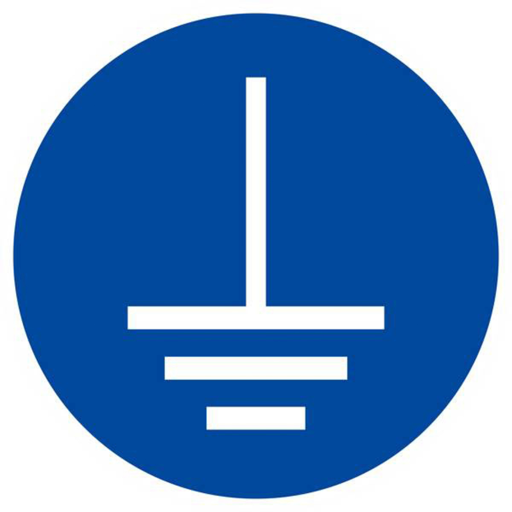 Panneau rigide MISE A LA TERRE OBLIGATOIRE D.420mm TALIAPLAST - 623589