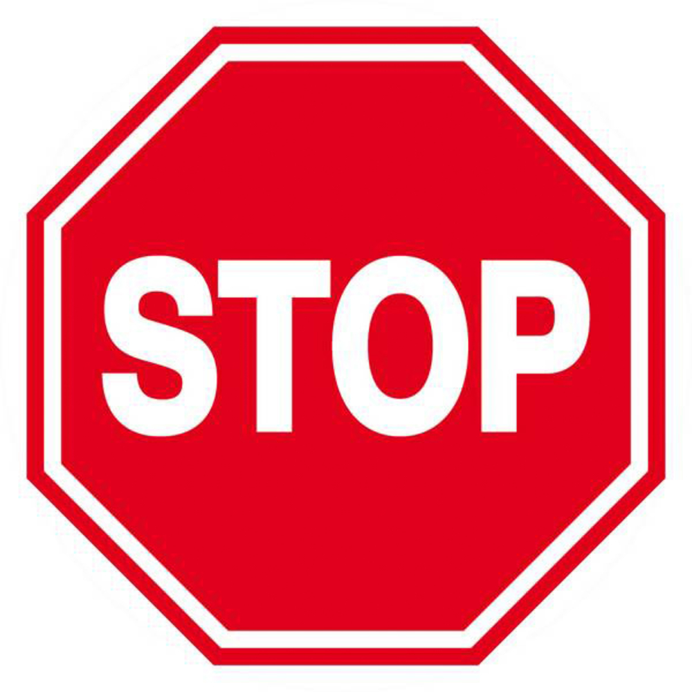 Panneau rigide STOP D.80mm TALIAPLAST - 624208