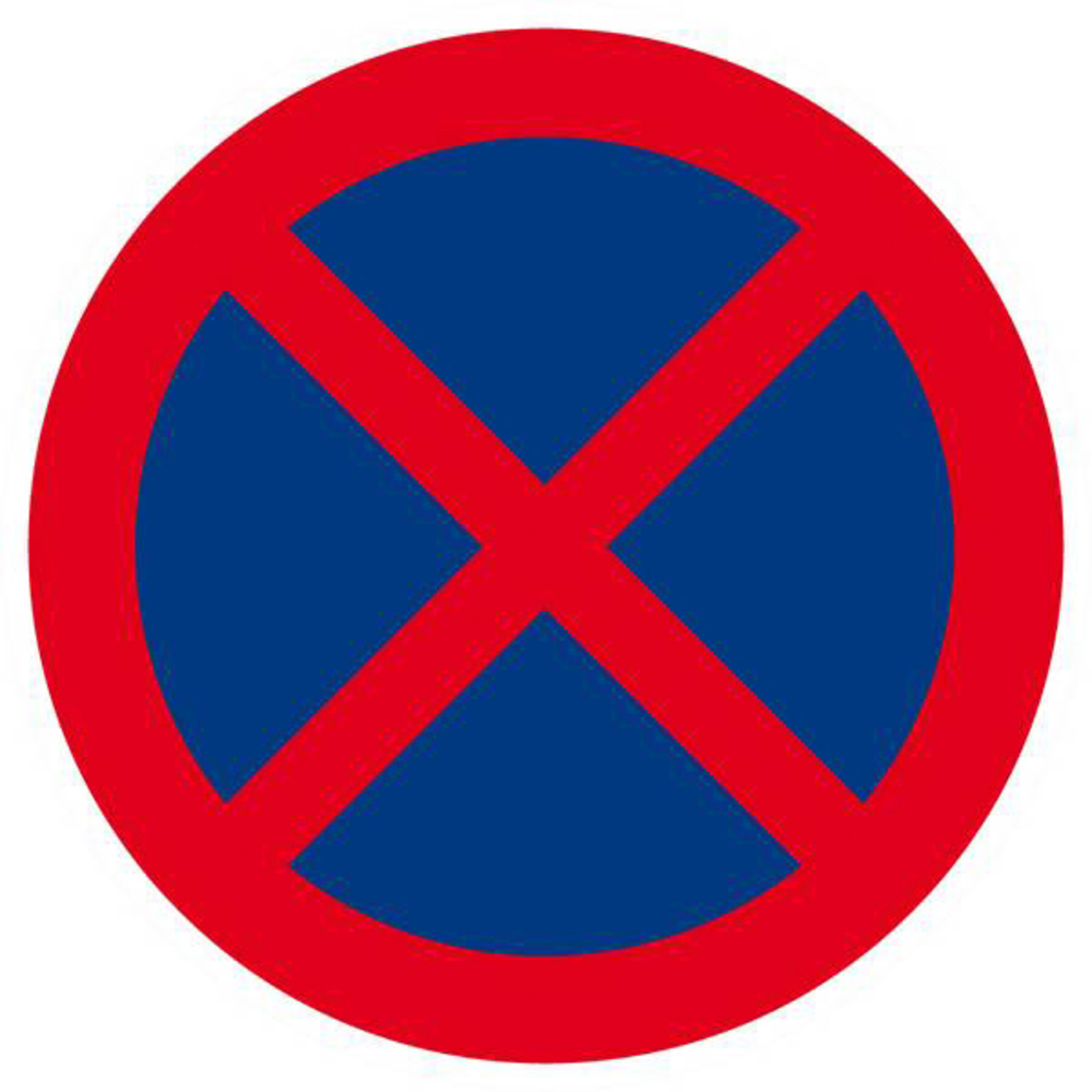 Panneau rigide ARRET INTERDIT D.80mm TALIAPLAST - 624214