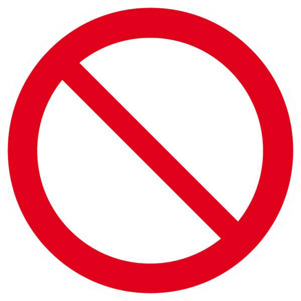 Panneau rigide INTERDICTION D.80mm TALIAPLAST - 624259