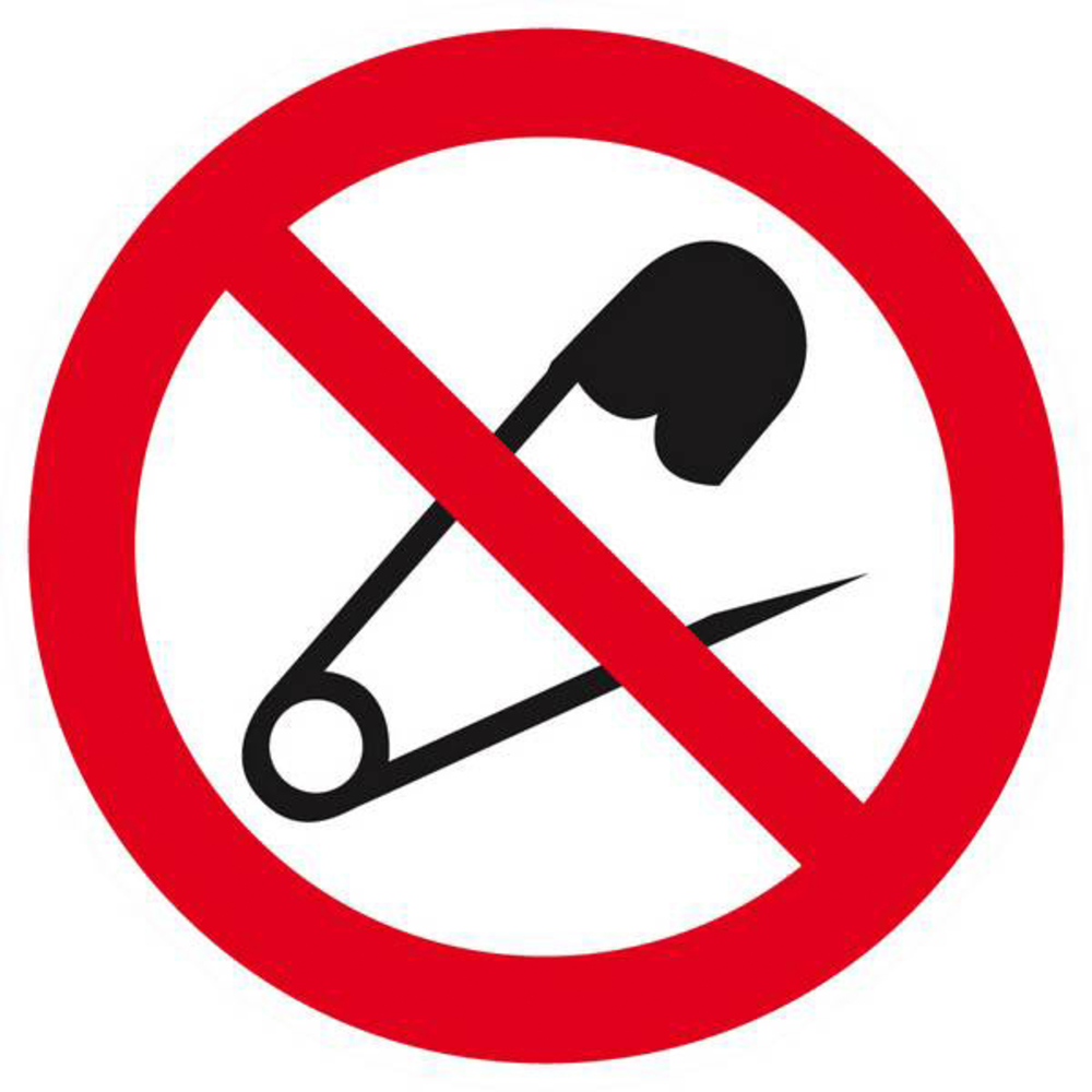 Panneau rigide EPINGLE INTERDITE D.80mm TALIAPLAST - 624316