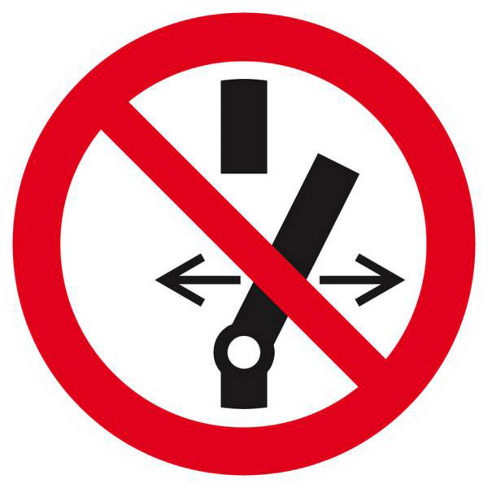 Panneau rigide NE PAS MODIFIER LA POSITION DE L'INTERRUPTEUR D.80mm TALIAPLAST - 624322