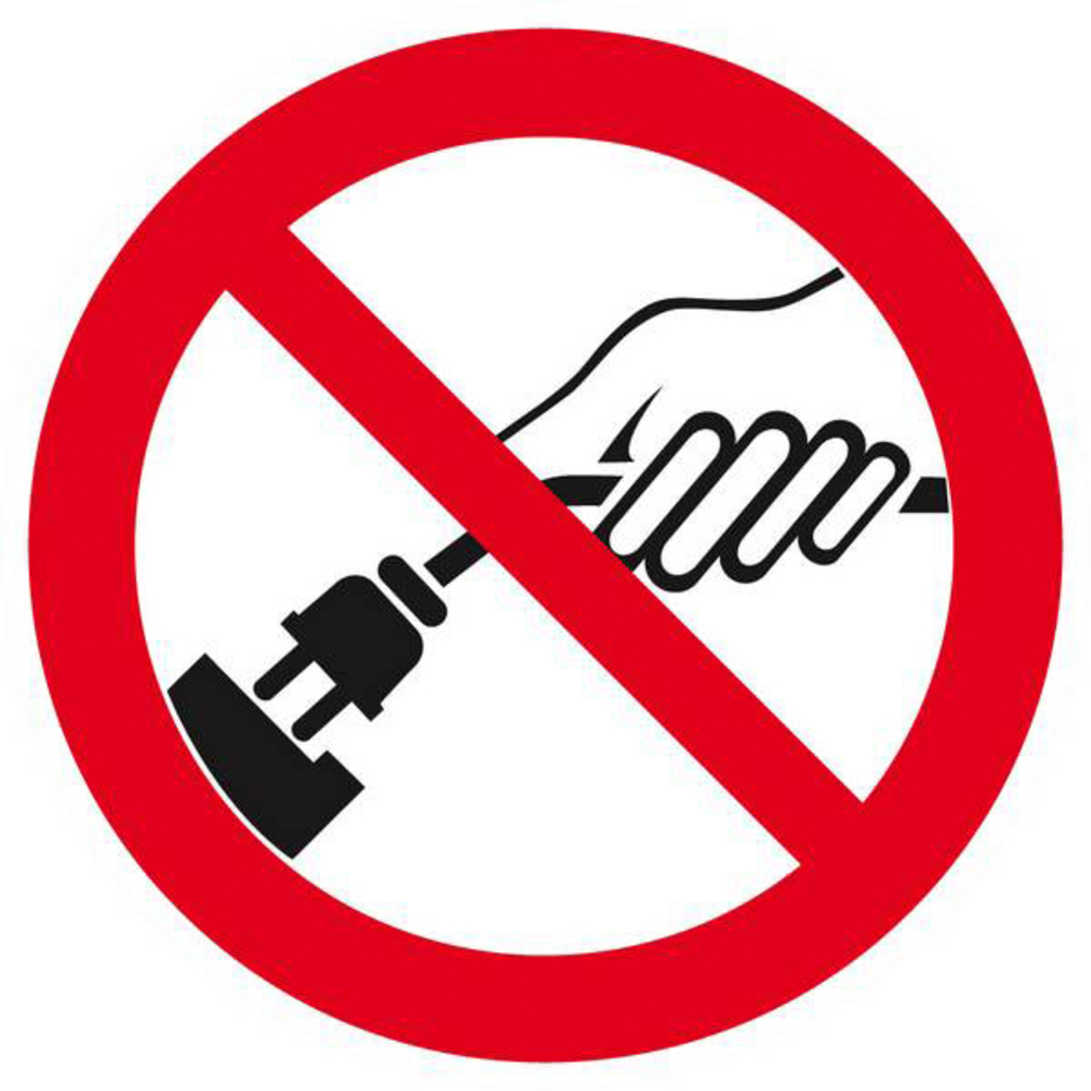 Panneau rigide INTERDIT DE RETIRER LA PRISE D.80mm TALIAPLAST - 624324