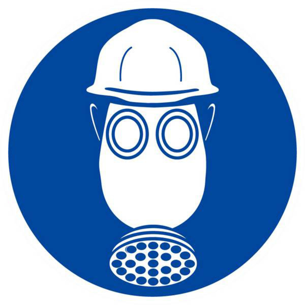 PROTECTION OBLIGATOIRE TETE/VOIES RESPIRATOIRES D.80mm TALIAPLAST - 624512