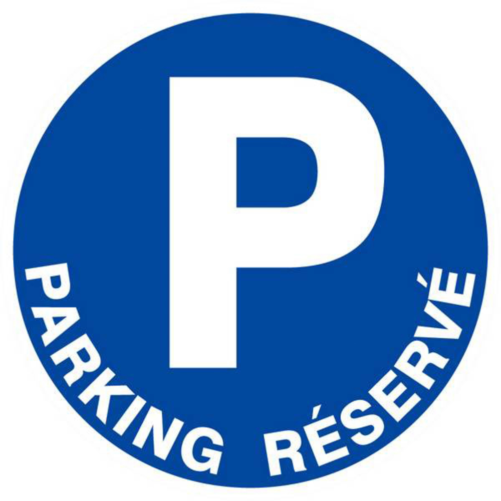 Panneau rigide PARKING RESERVE D.80mm TALIAPLAST - 624519