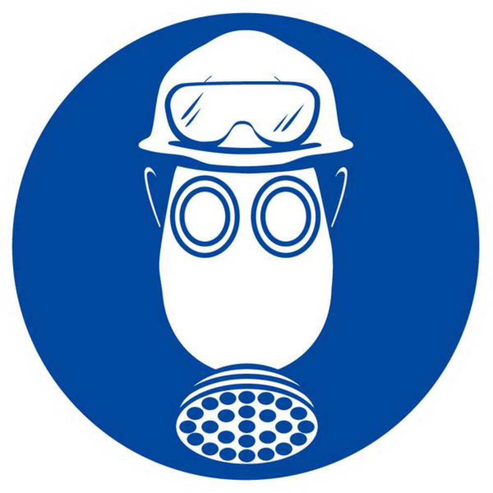 PROTEC° OBLIG. TETE/VUE/VOIES RESPIRA. C. ACIDE D.80mm TALIAPLAST - 624546