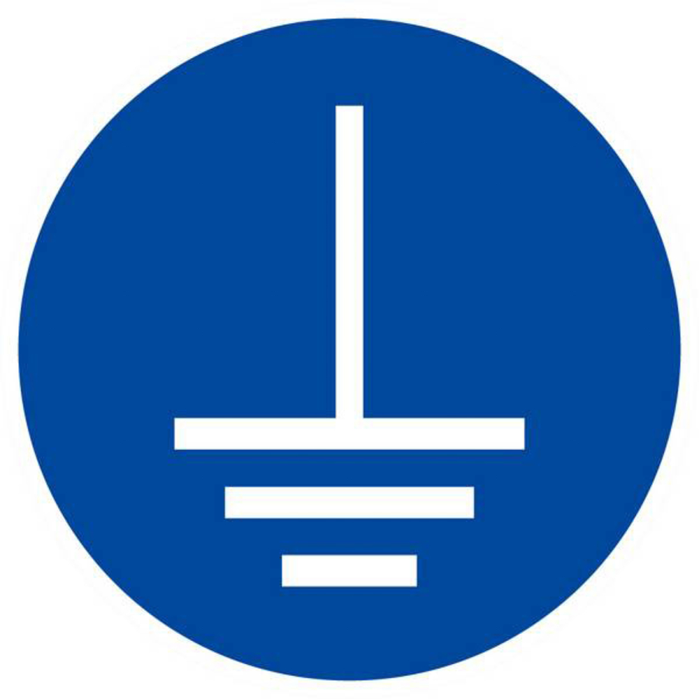 Panneau rigide MISE A LA TERRE OBLIGATOIRE D.80mm TALIAPLAST - 624589