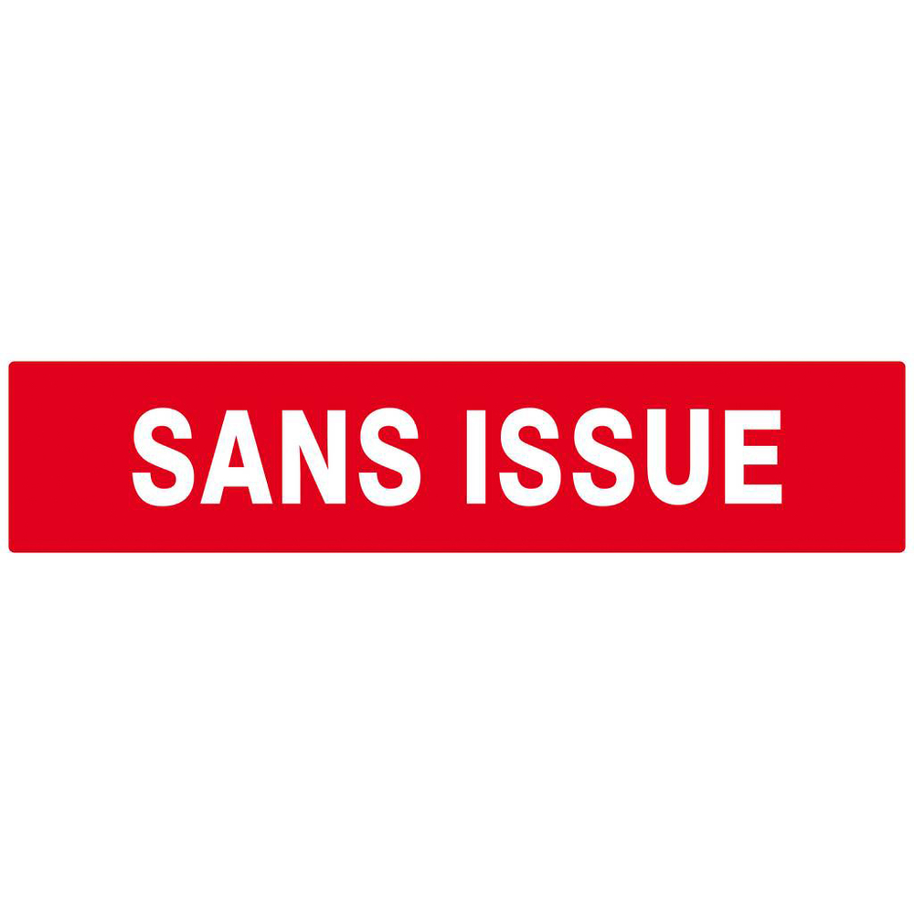 SANS ISSUE (INCENDIE) 330x75mm TALIAPLAST - 625124