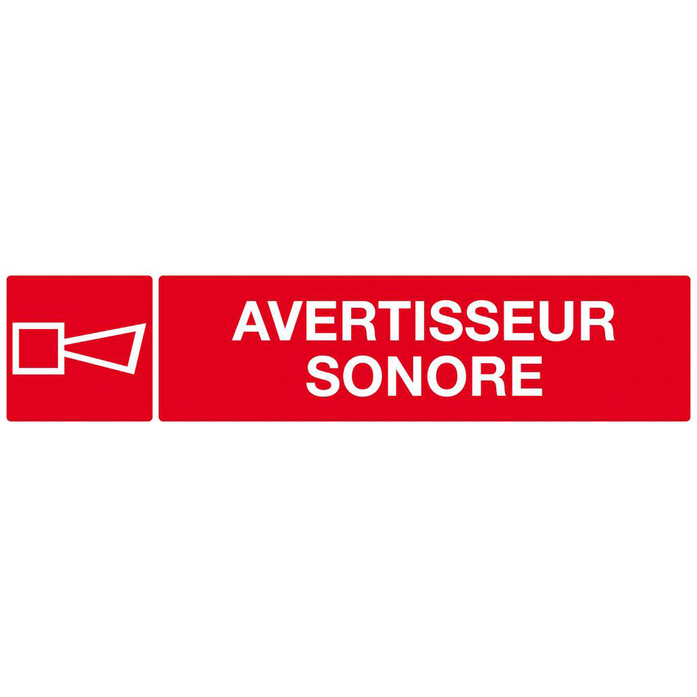AVERTISSEUR SONORE 330x75mm TALIAPLAST - 625127