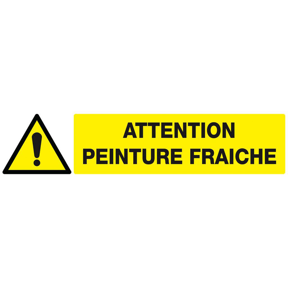 Panneau rigide ATTENTION PEINTURE FRAICHE 330X75MM TALIAPLAST - 625334