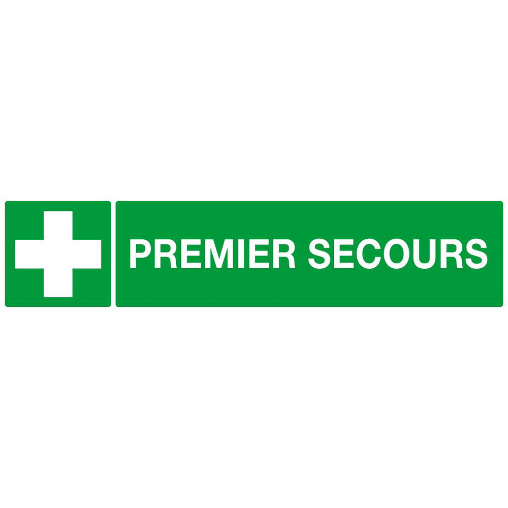 PANNEAU PREMIER SECOURS 330X75MM TALIAPLAST - 625408
