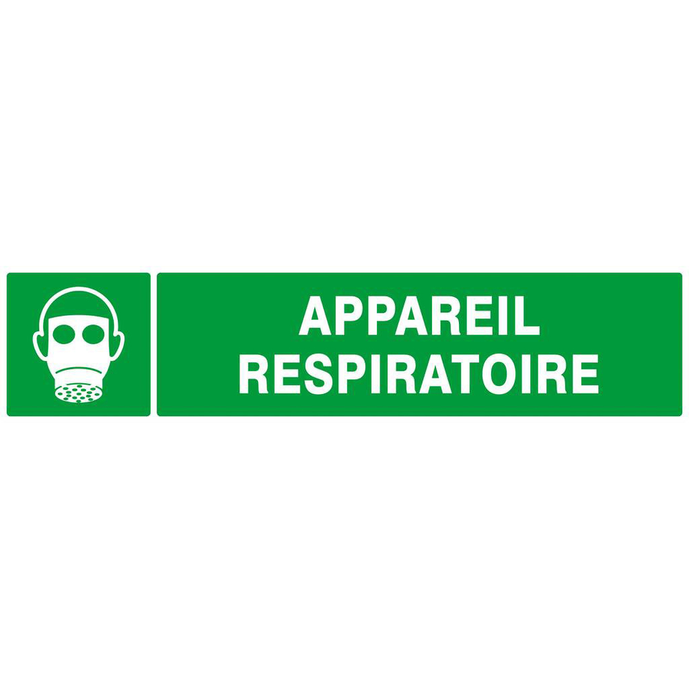 PANNEAU APPAREIL RESPIRATOIRE 330X75MM TALIAPLAST - 625409