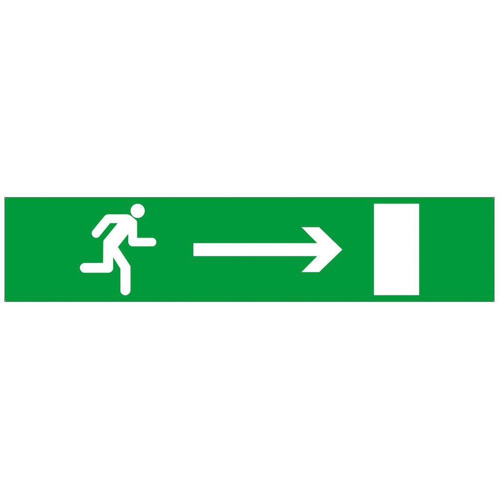 PANNEAU EVACUATION VERS SORTIE DROITE 330X75MM TALIAPLAST - 625424