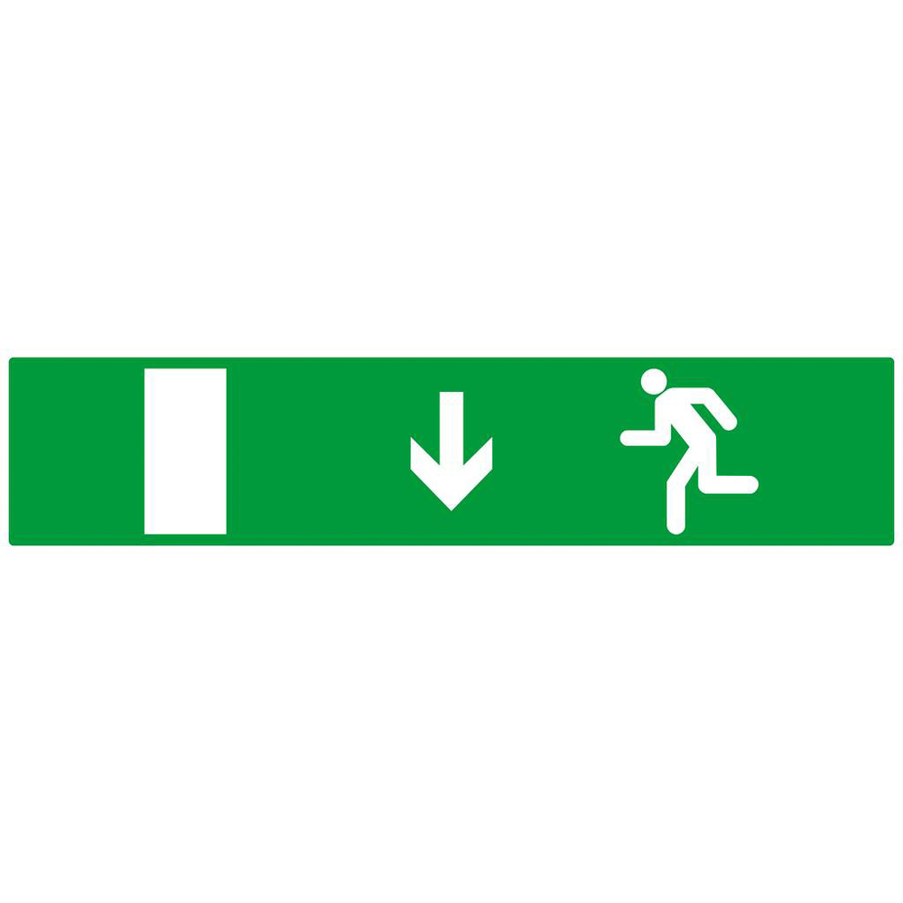 PANNEAU EVACUATION SORTIE BAS GAUCHE 330X75MM TALIAPLAST - 625425